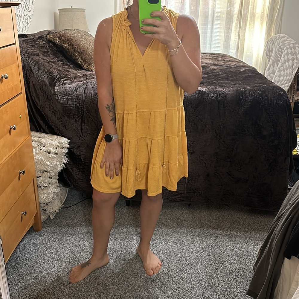 Yellow dress